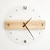 お買い得  アクセントウォール-木製壁掛け時計 北欧風 シンプル壁掛け時計 ミニマリスト シンプルデザイン 装飾壁掛け時計 リビングルーム装飾 40 cm