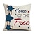 cheap Holiday Cushion Cover-Patriotic Pillows Independence Day America Decorative Toss Pillows Cover 1PC Soft Square Cushion Case Pillowcase for Bedroom Livingroom Sofa Couch Chair