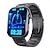 זול שעונים חכמים-f100 שעון חכם bluetooth call מסך גדול 2.1 אינץ&#039; ecg hrv 24 שעות שעון דופק בריאות sos גברים נשים שעון חכם