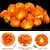 billige LED-stringlys-10led oransje ringblomst krans lys for day of the dead dekorasjoner totalt 1,5m10led/3m20led ringblomst blomsterkranser med lys bryllupsfest hjemmeinnredning (batteridrevet)