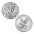 ieftine Evenimente de evenimente și petreceri-5/10 bucăți vultur american 2024 monedă de argint, monedă comemorativă statuia libertății 2024: cadou de colecție