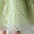 cheap Party Dresses-Kids Girls&#039; Party Dress Floral Sequin Flower Sleeveless Wedding Special Occasion Sequins Ruched Mesh Adorable Sweet Cotton Polyester Asymmetrical Party Dress Summer Spring Fall 3-12 Years Green