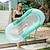abordables fête d&#039;été hawaïenne-Dossier gonflable lit flottant inclinable à eau fauteuil inclinable pliable en pvc fauteuil inclinable à eau pour adulte en plein air