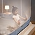 abordables Ciels de lit et rideaux-installation de haute qualité moustiquaire de prévention des chutes libres prévention des moustiques omnidirectionnelle rehaussement agrandir la moustiquaire de cryptage pour le lit