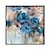 abordables Peintures fleurs/botaniques-Peinture à l&#039;huile faite à la main toile mur art décoration moderne abstrait bleu rose fleur pour la décoration intérieure roulé sans cadre peinture non étirée