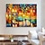cheap Landscape Paintings-Oil Painting Handmade Hand Painted Wall Art Abstract Landscape by Knife Canvas Painting Home Decoration Decor Rolled Canvas (No Frame)