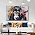 abordables Peintures animaux-peinture à l&#039;huile de singe peint à la main peinture pop art texturée art sur toile art animal de singe peinture faite à la main peinture animale moderne pour la décoration murale du salon