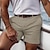 cheap Work Shorts-Men&#039;s Shorts Summer Shorts Casual Shorts Button Front Pocket Plain Comfort Breathable Short Casual Daily Holiday Fashion Designer White Yellow