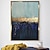 billige Abstrakte malerier-100% håndmalet stor størrelse guldfolie blå lærred oliemaleri til værelsesindretning moderne 100% håndlavet abstrakt billede uden ramme