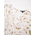 Недорогие повседневное платье с принтом-Жен. Подол Макси Платье средней длины Белый Рукав до локтя Оттенок С принтом Ремень с завязками Лето V-образный вырез Платья Отпуск Пляж XS S M
