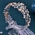 baratos Joias e acessórios-Conjuntos de joias de noiva com fita de strass e gravata, 2 pares de brincos de argola, colar, 6 peças, conjunto de joias de cabelo de zircônia e zinco, elegante, básico, clássico, conjunto de joias para festa de casamento de carnaval