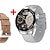 billige Smartwatches-696 V16 Smart Watch 1.46 inch Smartur Bluetooth Skridtæller Samtalepåmindelse Sleeptracker Kompatibel med Android iOS Herre Handsfree opkald Beskedpåmindelse IP 67 48mm urkasse