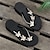 levne Dámské lodičky-dámské žabky dámské sandály na klínku letní pohodlné měkké pantofle sandály na platformě ploché skluzavky boty motýlí kamínková tanga popruhy klip na špičce pantofle pohodlné ležérní sandály růžová