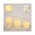 cheap Decorative Lights-LED Pillar Candle Flameless with Remote Control Glass Cup Candle Restaurant Decoration Paraffin KTV Concert Atmosphere Light Smokeless Candle