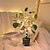 Недорогие 3D ночники-Ночник в горшке Iree, имитирующий перезаряжаемые зеленые растения, светильник с USB-разъемом, светодиодный светильник для моделирования растений, ночник, теплый свет, украшение спальни