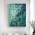 levne Abstraktní malby-ruční plátno abstraktní tlustá textura 3d olejomalba zelené obrazy výzdoba obývací pokoj velké domácí nástěnné obrázky bez rámu