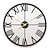 お買い得  アクセントウォール-リビングルーム用壁掛け時計、装飾用装飾壁掛け時計、ローマ数字フレーム付きミラー付きモダン壁掛け時計、壁用大型時計、ホームデコレーション用 50 cm
