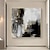 abordables Peintures Abstraites-Peinture à l&#039;huile faite à la main, art mural carré, peinture sur toile abstraite, décoration de la maison, cadre tendu prêt à accrocher