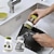 preiswerte Hausbedarf-Multifunktionale Reinigungsbürste zum Drücken, automatischer Schwamm mit Flüssigkeitsspender, Spülbürste: Antihaft-Öl-Küchentopfschrubber mit integriertem Reinigungsmittelspender für müheloses