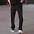 abordables Survêtements de sport-Homme Joggings Pantalon Cordon Taille elastique Jambe droite Plein Confort Sport extérieur du quotidien Mode Décontractées Vert militaire Noir Micro-élastique