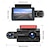 billiga DVR till bilen-3-tums körinspelare framför bilen högupplöst dubbellins dubbelinspelning 360-graders bilkamera