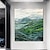 levne Abstraktní malby-ručně malované 3d tlusté krajinomalba umění ručně malovaný nůž krajina olejomalba plátno umění abstraktní zelená malba umění pro obývací pokoj ložnice hotel dekorace na zeď