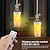cheap Indoor Night Lights-LED Flame Light USB Rechargeable Flicking Flame Candles Fire Lanterns Outdoor Hanging Lamps For Party Garden Camp Christmas for hotel/catering/event holding