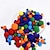 ieftine Jucării Antistres-2 buc. minge de pluș colorată de Crăciun cu gradient de elasticitate ridicată, minge de pluș pentru copii, accesorii materiale pentru bijuterii lucrate manual