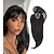 cheap Bangs-Bangs Hair Clip Clip in Bangs Fake Bangs Hair Extensions Clip on Bangs for Women French Bangs Fringe with Temples Hairpieces Curved Bangs for Daily Wear Wispy Bangs Clip In Hair Extensions