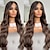 cheap Human Hair Lace Front Wigs-Remy Human Hair 13x4 Lace Front Wig Free Part Brazilian Hair Wavy Multi-color Wig 130% 150% Density with Baby Hair 100% Virgin Glueless For Women Long Human Hair Lace Wig