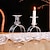 preiswerte Kerzen &amp; Kerzenhalter-Runder, ringförmiger Kerzenhalter aus Kristallglas – ideal für romantische Abendessen bei Kerzenschein, Requisiten für die Hochzeitsfotografie, Heimdekoration für Wohnzimmertische, verleiht jeder