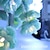 abordables Guirlandes Lumineuses LED-1set led guirlande lumineuse décorative 1.5m 10led/3m 20led sangle fleur lumières fleur fée lumières lanterne guirlandes lumineuses en plastique led romantique maison lumière accessoires batterie