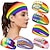 お買い得  カーニバルの衣装-LGBT LGBTQ 虹色 吸汗ヘッドバンド 成人 男性用 女性用 ゲイ レズビアン プライドパレード プライド月間 マスカレード 簡単なハロウィンコスチューム