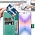 cheap iPhone Cases-Phone Case For iPhone 15 Pro Max iPhone 14 13 12 11 Pro Max Plus Mini SE Wallet Case Magnetic Full Body Protective with Wrist Strap Flower Floral TPU PU Leather