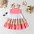 cheap Dresses-Kids Girls&#039; Dress Color Block Sleeveless Party Outdoor Casual Fashion Daily Casual Cotton Blend Summer Spring 2-12 Years Pink