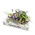 tanie Sztuczne kwiaty-10 gałązek sztucznych kwiatów i trawy wodnej: realistyczne plastikowe kwiaty dobrobytu, dekoracyjne rekwizyty z sitodrukiem do dekoracji wnętrz i wydarzeń