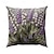 ieftine stil floral și plante-Husă de pernă din catifea fluture în relief cu flori 16/18/20 inch pentru decorul canapelei pernă lombară