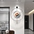 זול קישוטי קיר-שעון קיר יוקרתי nordic light שעון קיר 50/60 ס&quot;מ שעון קיר מודרני סלון ביתי זהב שחור