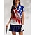 cheap Designer Collection-Women&#039;s Golf Polo Shirt Red Short Sleeve Top Ladies Golf Attire Clothes Outfits Wear Apparel