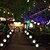 economico Illuminazione vialetto-3 pezzi luce solare da giardino piccola palla bianca luce rotonda lampadina a sfera luce led esterno decorativo paesaggio giardino villa prato luce spina di terra luce impermeabile
