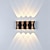 abordables appliques murales-Mur LED lampe 2/3/4/5 têtes extérieur étanche verre aluminium 90 cm moderne créatif lumière blanche chaude allée balcon ip65 85-265 v