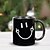 cheap Mugs &amp; Cups-Smile Face Middle Finger Sarcasm Meme Funny Coffee Mugs Uniqo Gift For Friends