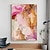 tanie Obrazy abstrakcyjne-Ręcznie wykonane Hang-Malowane obraz olejny Ręcznie malowane Pionowe Abstrakcja Nowoczesny Zwinięte płótna