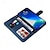 זול נרתיקים לאייפון-טלפון מגן עבור iPhone 15 Pro Max iPhone 14 13 12 11 Pro Max Plus Mini SE מארז כרטיס ארנק מגנטי מגן גוף מלא רגלית תבנית גאומטרית TPU עור PU