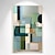 billiga Abstrakta målningar-den handmålade moderna paletten oljemålning på duk abstrakt oljemålning väggmålning konst för vardagsrum dekor geometri graf ingen ram