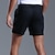 cheap Linen Shorts-Men&#039;s Shorts Linen Shorts Summer Shorts Front Pocket Solid Color Comfort Breathable Short Casual Daily Vacation Fashion Black White Inelastic