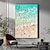 abordables Pinturas de paisajes-Entrada pintura decorativa paisaje de playa junto al mar pintura al óleo pintada a mano pura pintura de textura abstracta arte de sala de estar marco de pinturas colgantes