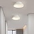 preiswerte Einbauleuchten-Deckenleuchten in der Nähe Kreative weiße Deckenleuchte LED Deckenleuchte zur Unterputzmontage, einfache moderne dimmbare Beleuchtungskörper für Esszimmer Flur Wohnzimmer Schlafzimmer Veranda