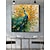 levne Zvířecí malby-páv plátno ručně malované elegantní paví nástěnné umění zářivý pták ručně vyráběná zvířata nástěnná výzdoba malba na plátně páv domácí výzdoba