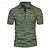 ieftine Polo clasic pentru bărbați-Bărbați Polo sport Cămașă de golf Casual Concediu Rever Quarter Zip Manșon scurt Modă De Bază Simplu Quarter Zip Vară Fit regulat Gri Închis Albastru piscină Trifoi Polo sport